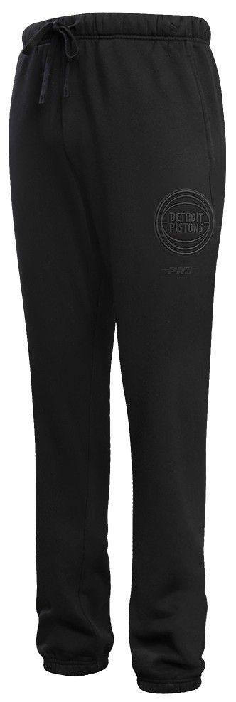 Pro Standard Men's Detroit Pistons Black Neutral Fleece Sweatpants