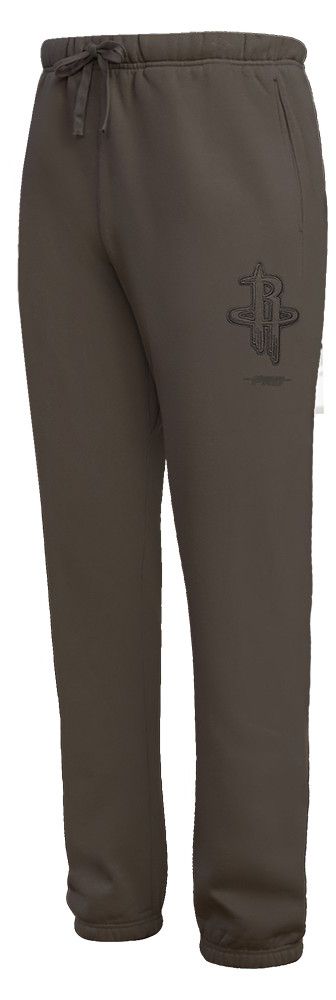 Pro Standard Men's Houston Rockets Taupe Neutral Fleece Sweatpants