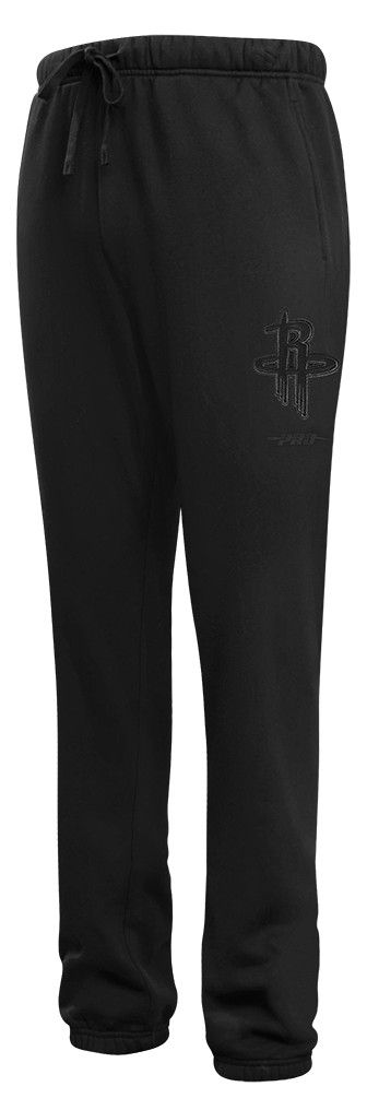 Pro Standard Men's Houston Rockets Black Neutral Fleece Sweatpants