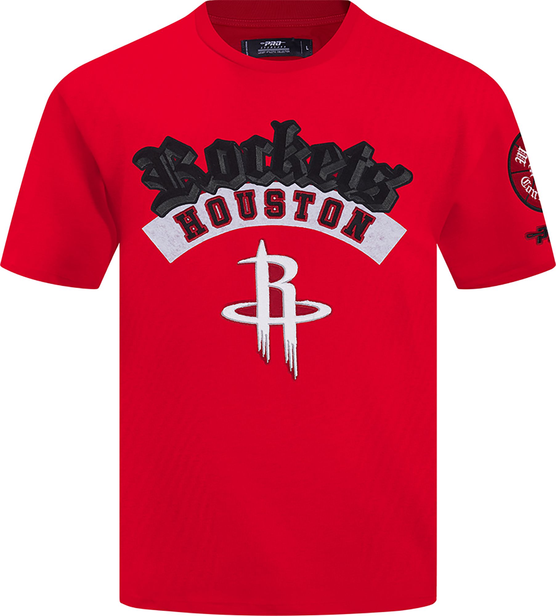 Pro Standard Men's Houston Rockets Red Best Of Drop Shoulder T-Shirt
