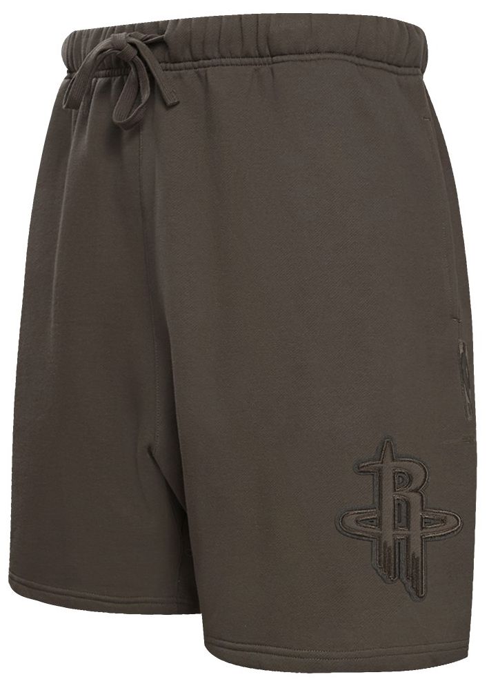 Pro Standard Men's Houston Rockets Taupe Neutral Fleece Shorts