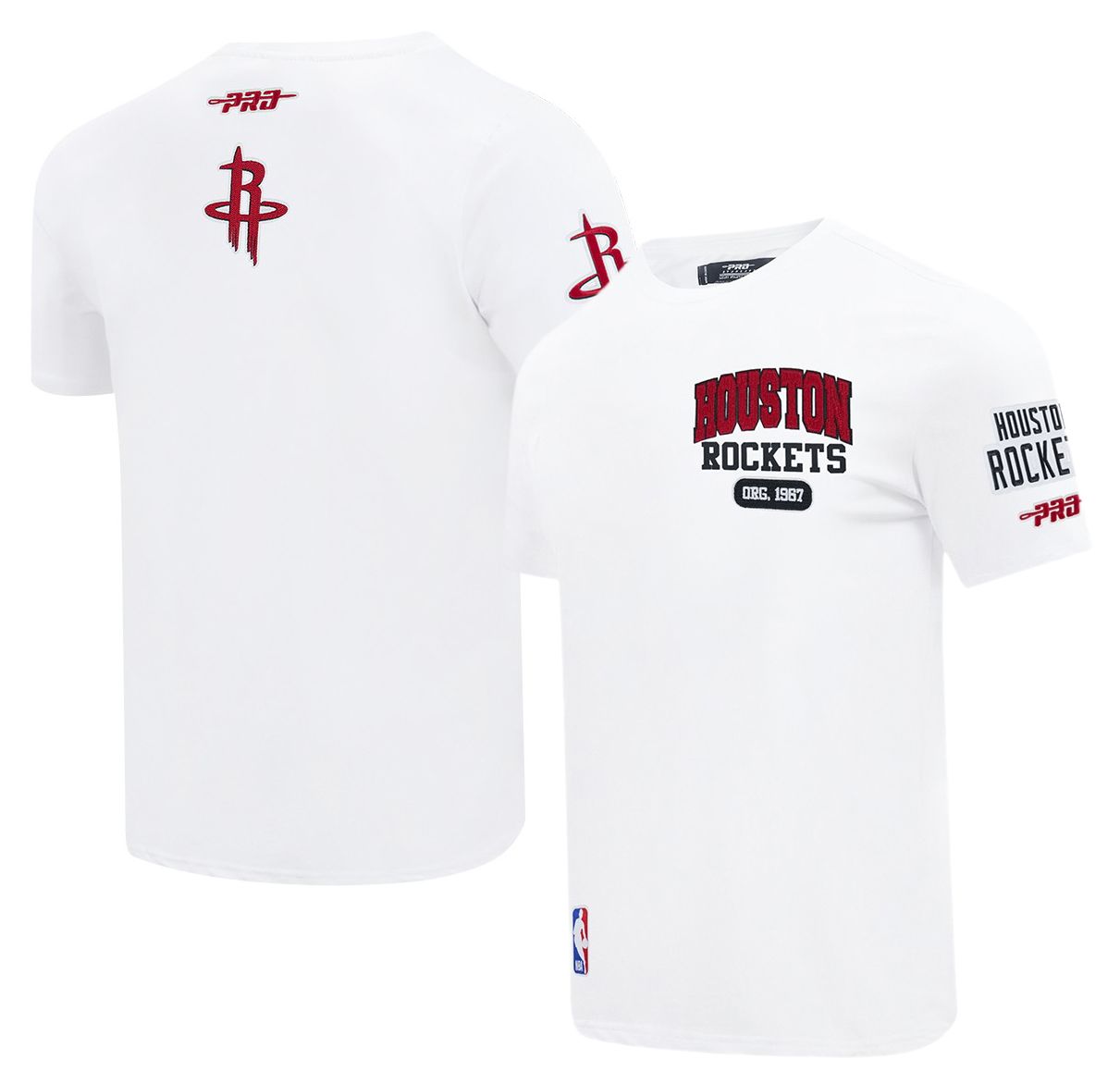 Pro Standard Men's Houston Rockets White City Arch T-Shirt