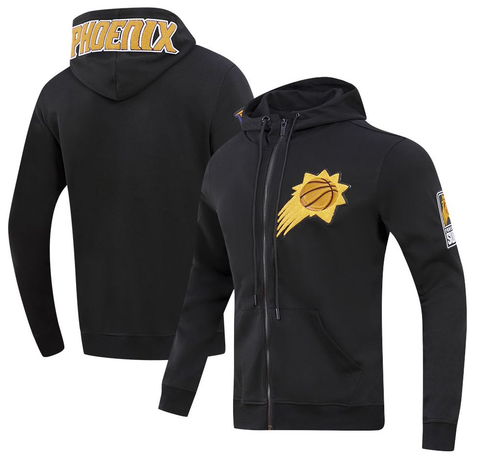 Pro Standard Men's Phoenix Suns Black Classic Chenille Full Zip Hoodie