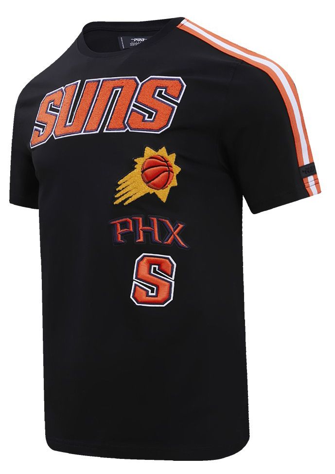 Pro Standard Men's Phoenix Suns Black Retro Classic Striped Short Sleeve T-Shirt