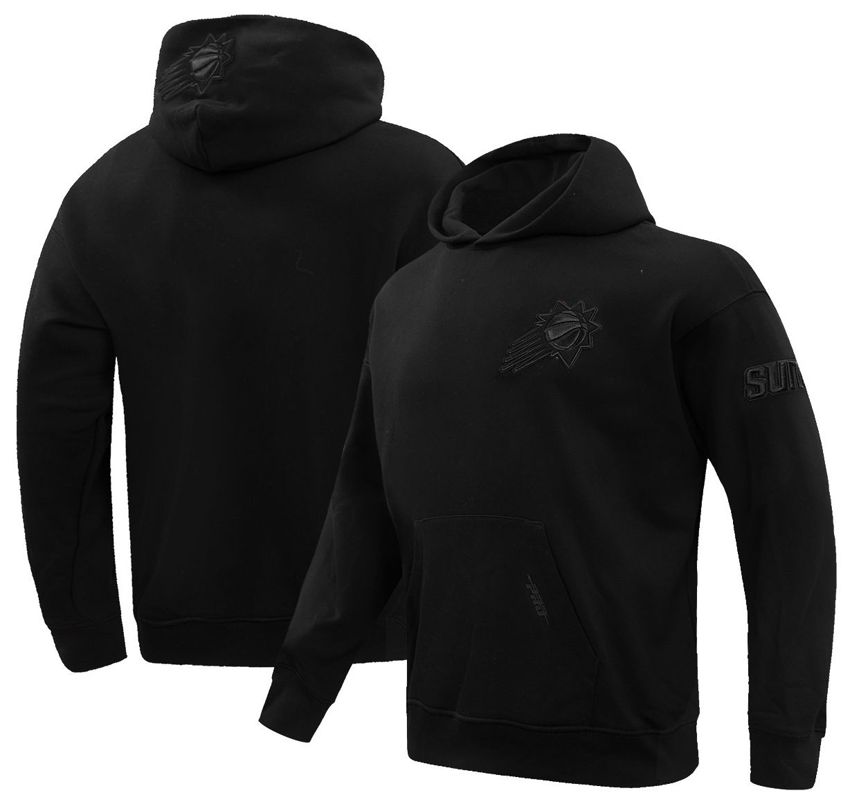 Pro Standard Men's Phoenix Suns Black Neutral Drop Fleece Hoodie