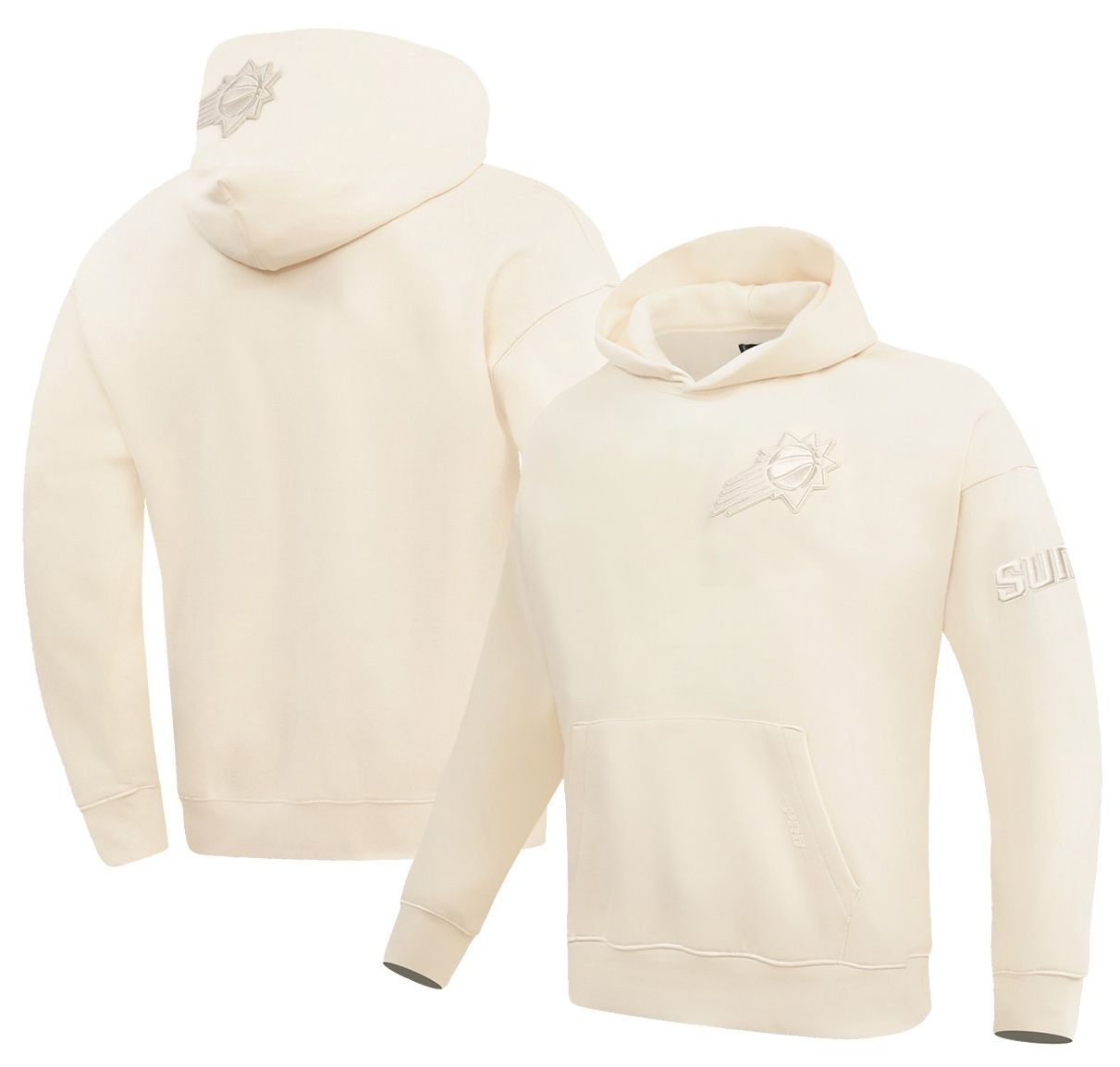 Pro Standard Men's Phoenix Suns Off White Neutral Drop Fleece Hoodie