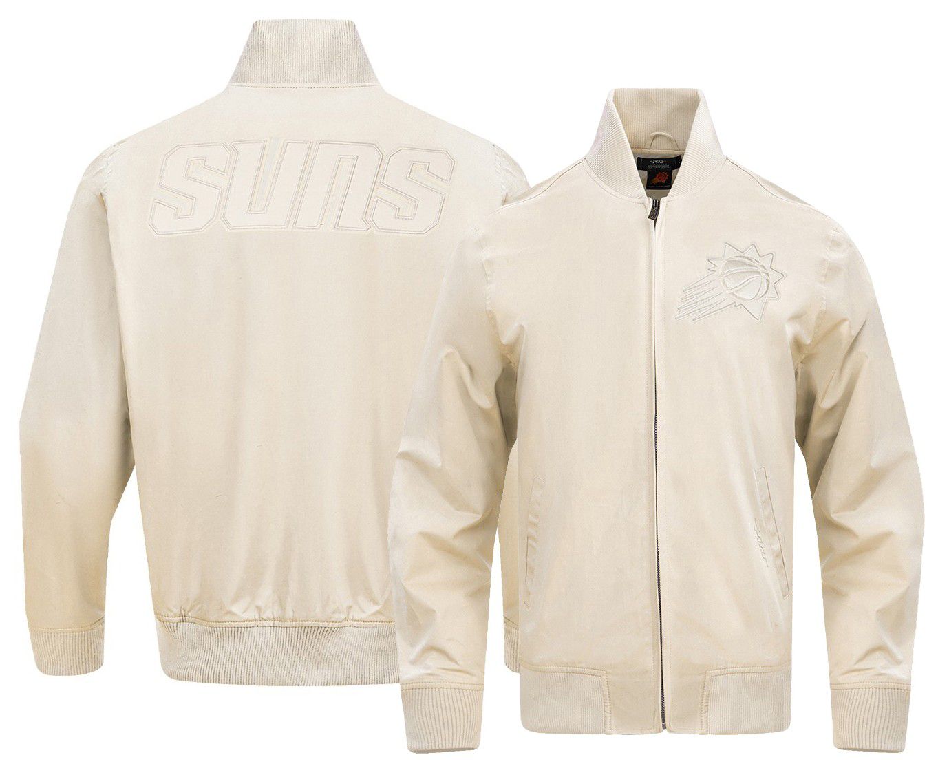 Pro Standard Men's Phoenix Suns Off White Neutral Twill Jacket