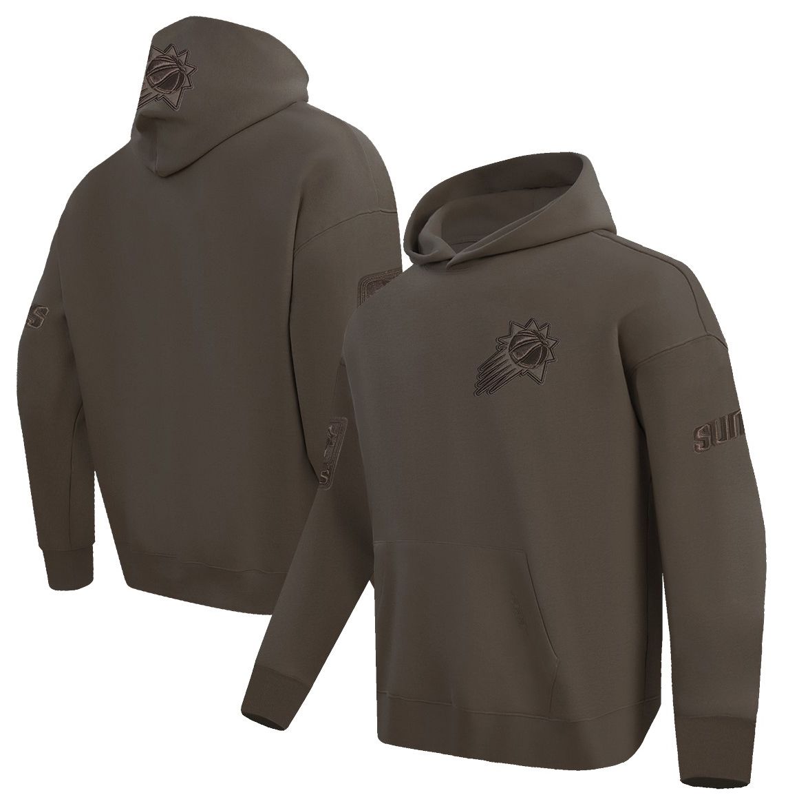 Pro Standard Men's Phoenix Suns Taupe Neutral Drop Fleece Hoodie
