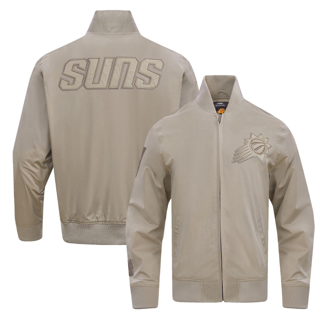 Pro Standard Men's Phoenix Suns Taupe Neutral Twill Jacket