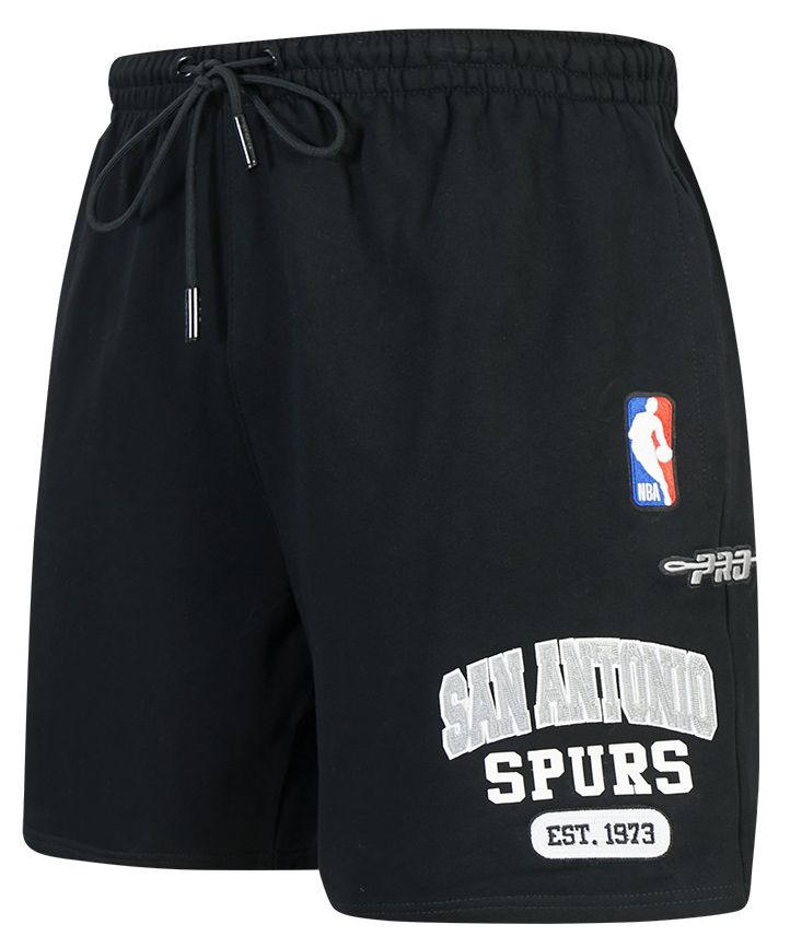 Pro Standard Men's San Antonio Spurs Black City Arch Fleece Short