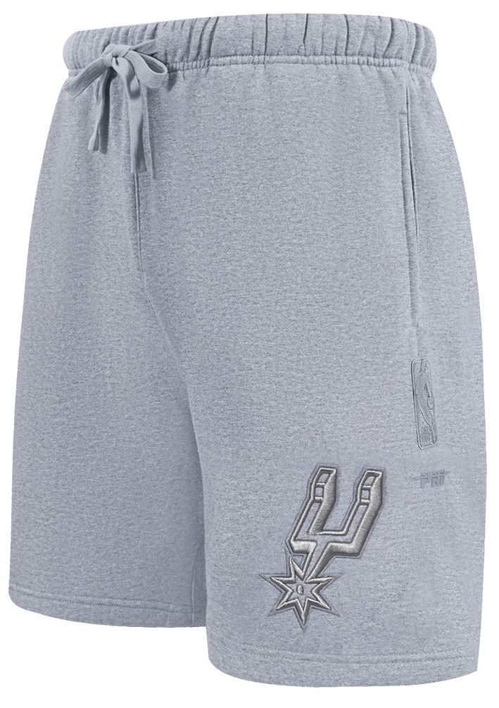 Pro Standard Men's San Antonio Spurs Gray Neutral Fleece Shorts
