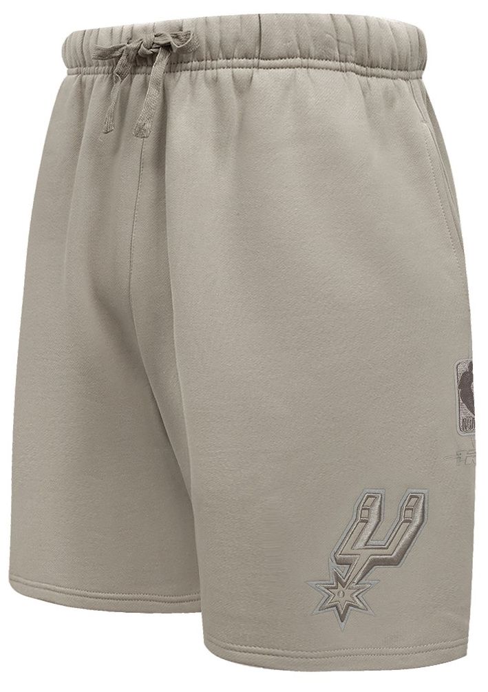 Pro Standard Men's San Antonio Spurs Taupe Neutral Fleece Shorts