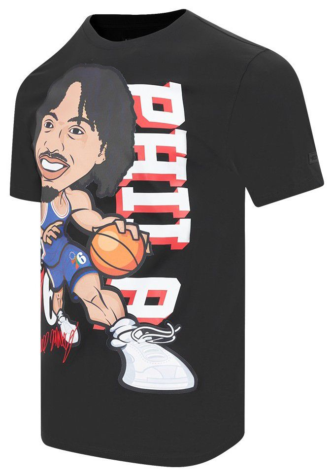 Pro Standard Men's Philadelphia 76ers Tyrese Maxey #0 Black Drive Short Sleeve T-Shirt
