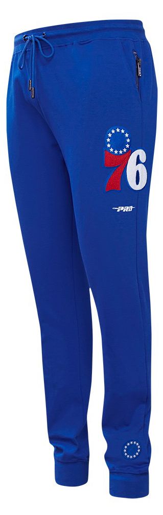 Pro Standard Men's Philadelphia 76ers Blue Classic Chenille Joggers, XXXL