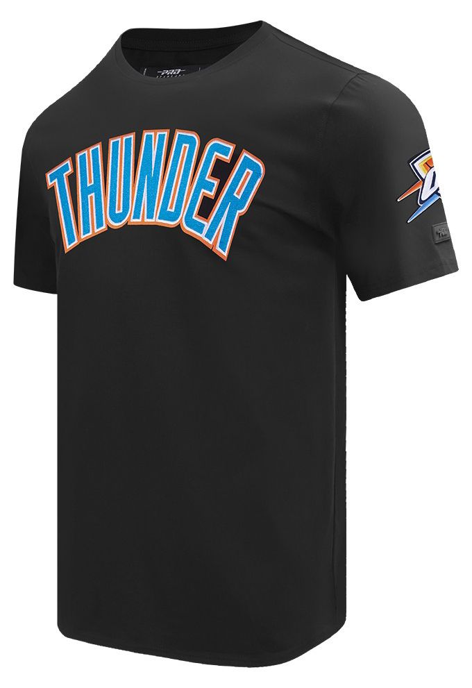 Pro Standard Men's Oklahoma City Thunder Black Classic Chenille T-Shirt