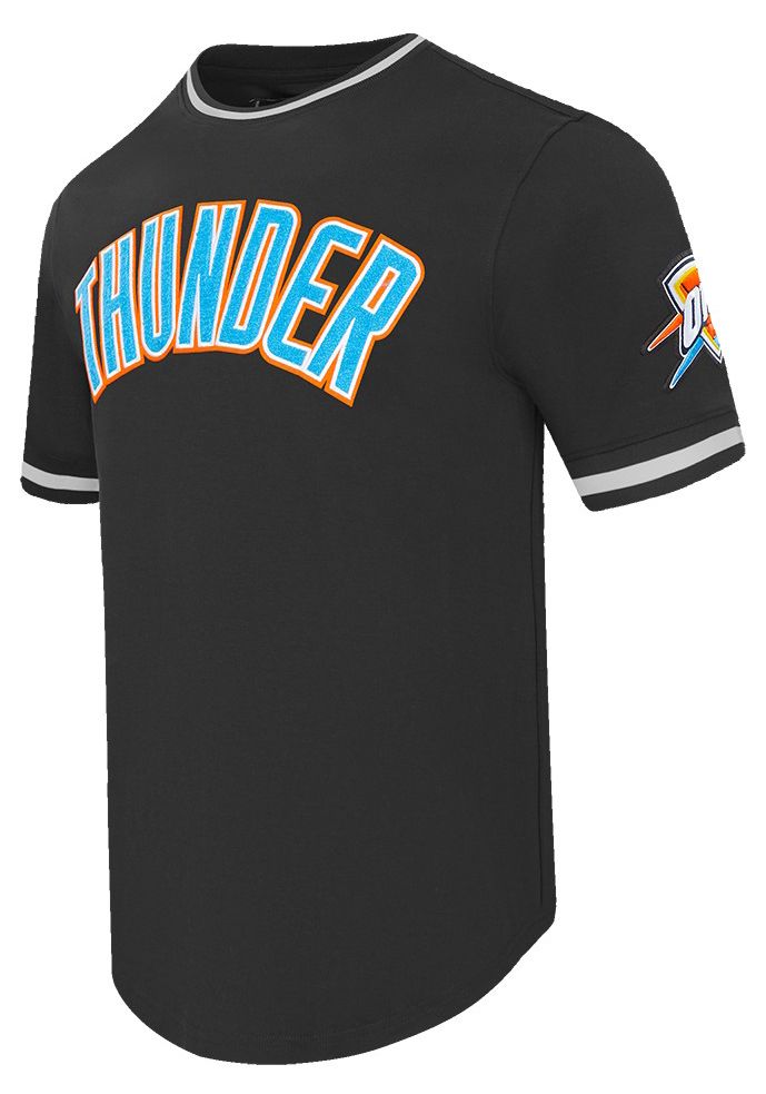 Pro Standard Men's Oklahoma City Thunder Black Classic Chenille T-Shirt