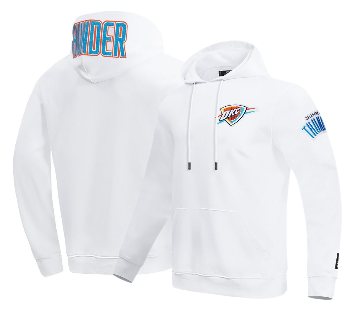 Pro Standard Men's Oklahoma City Thunder Black Classic Chenille Pullover Hoodie