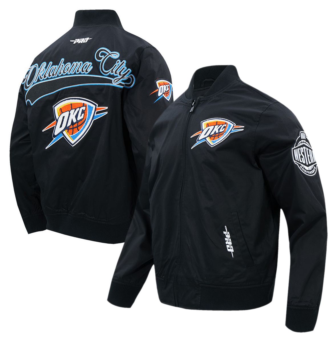 Pro Standard Men's Oklahoma City Thunder Black Living Large Jacket