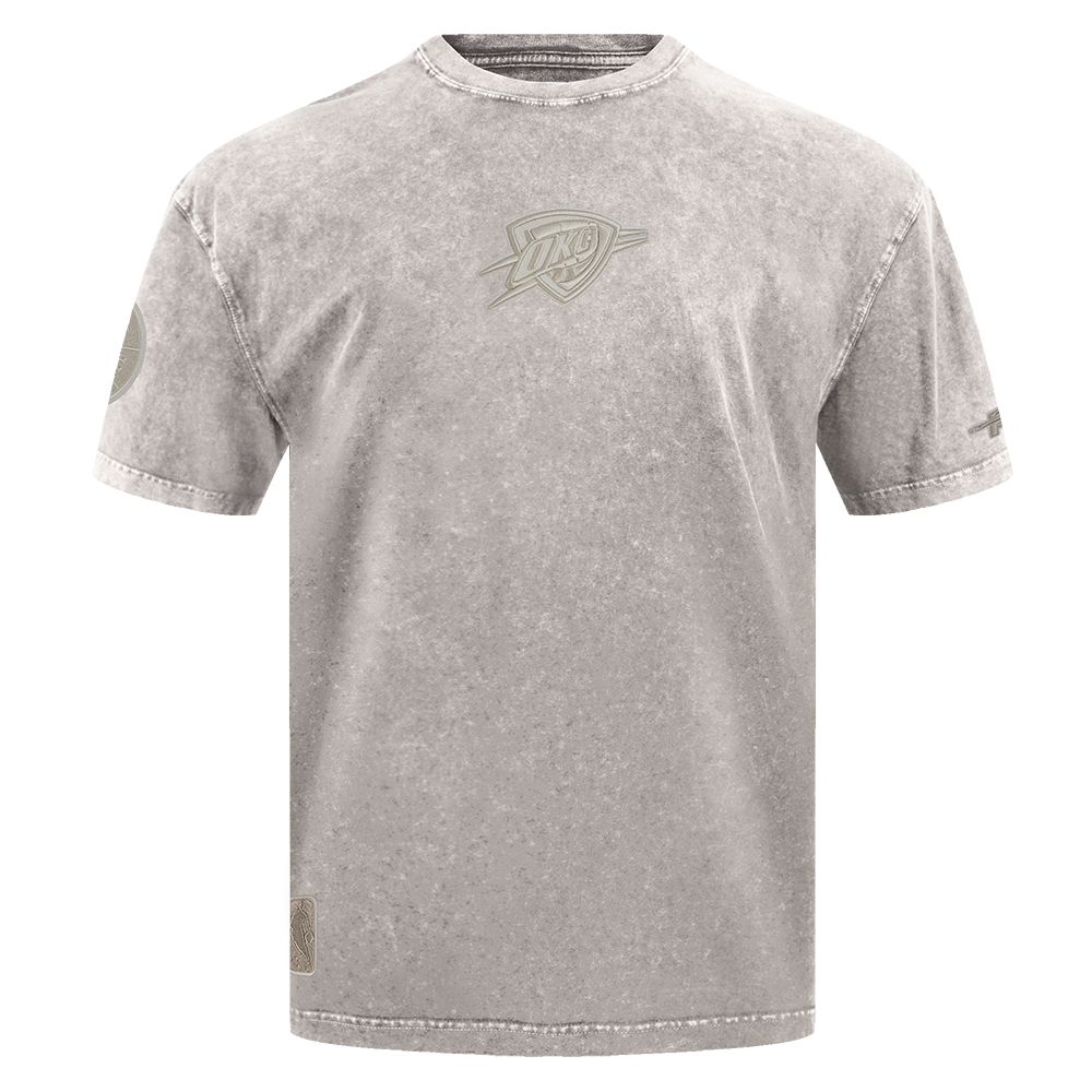 Pro Standard Men's Oklahoma City Thunder Gray Washed Collection T-Shirt