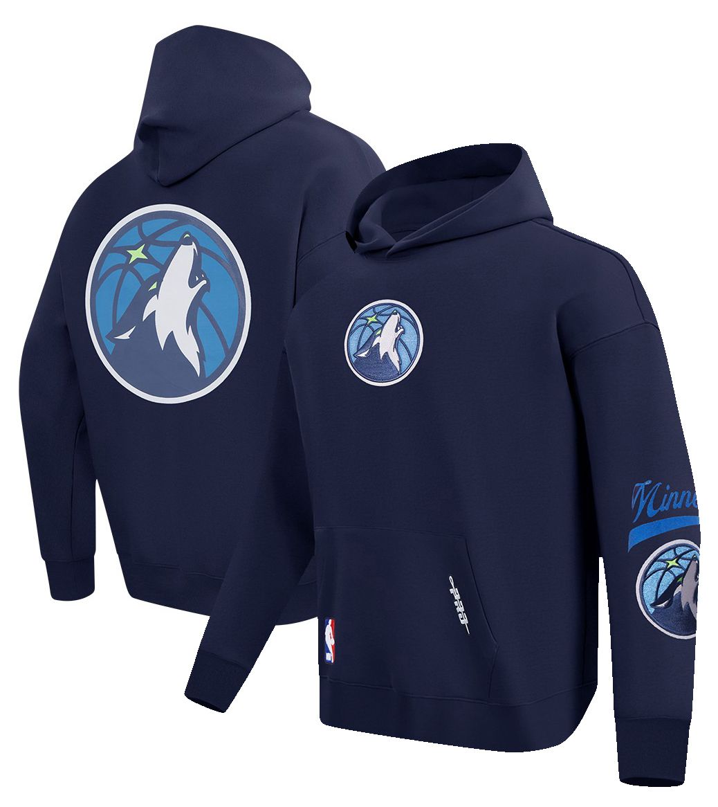 Pro Standard Men's Minnesota Timberwolves Navy Living Large Hoodie