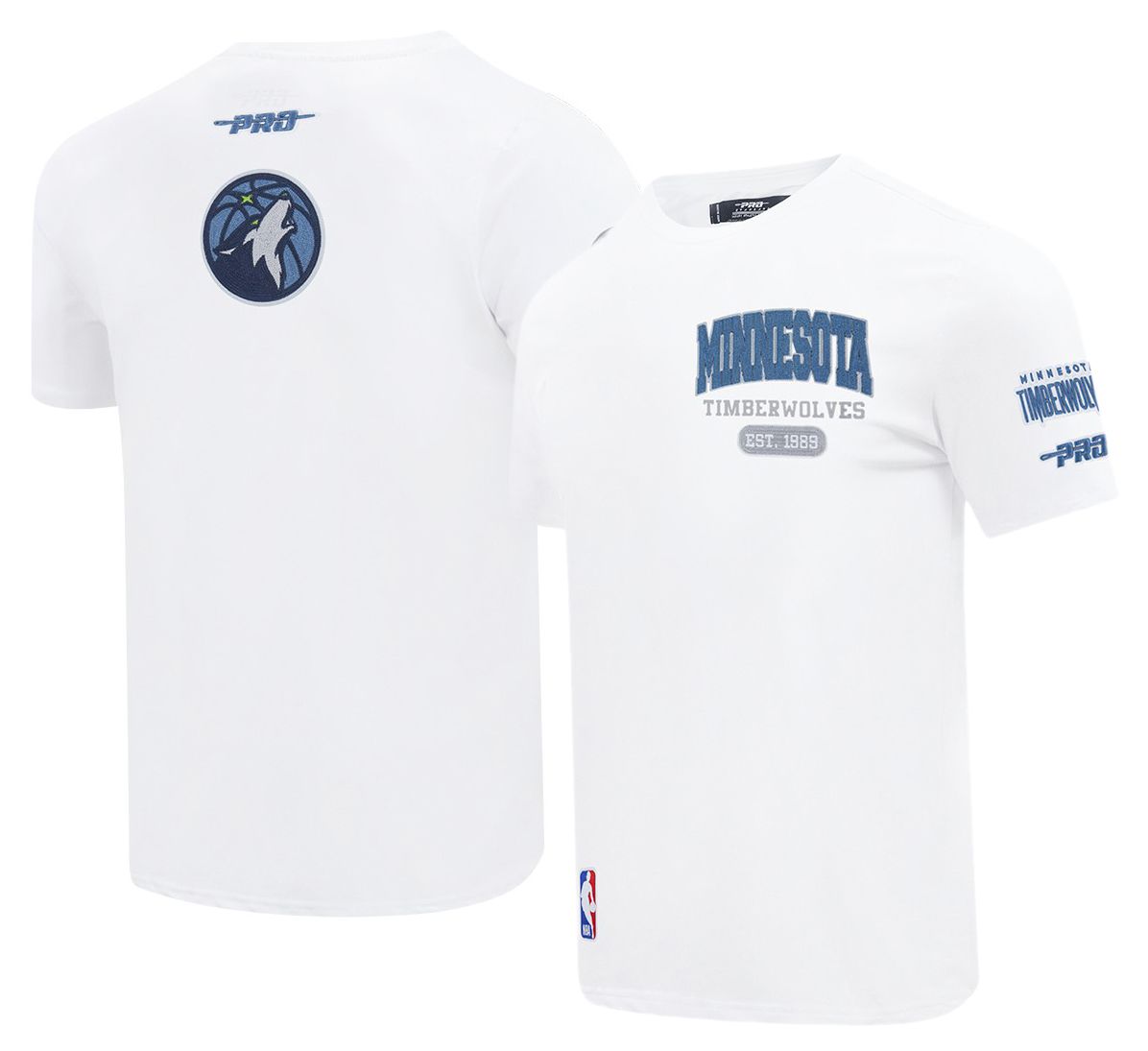 Pro Standard Men's Minnesota Timberwolves White City Arch T-Shirt