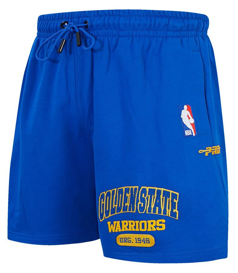 Pro Standard Men's Golden State Warriors Blue City Arch Fleece Short