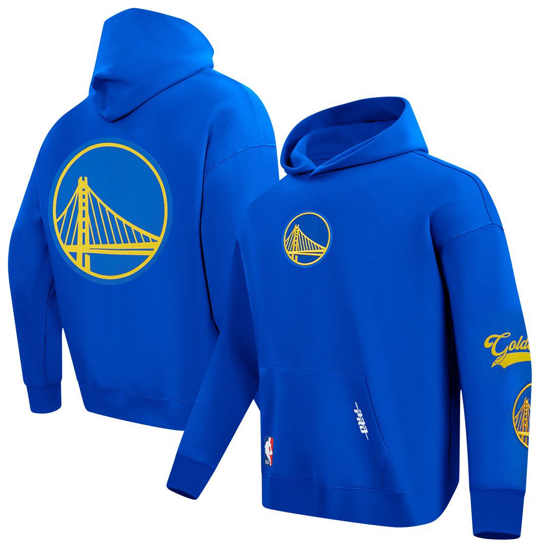 Pro Standard Men's Golden State Warriors Blue Living Large Hoodie