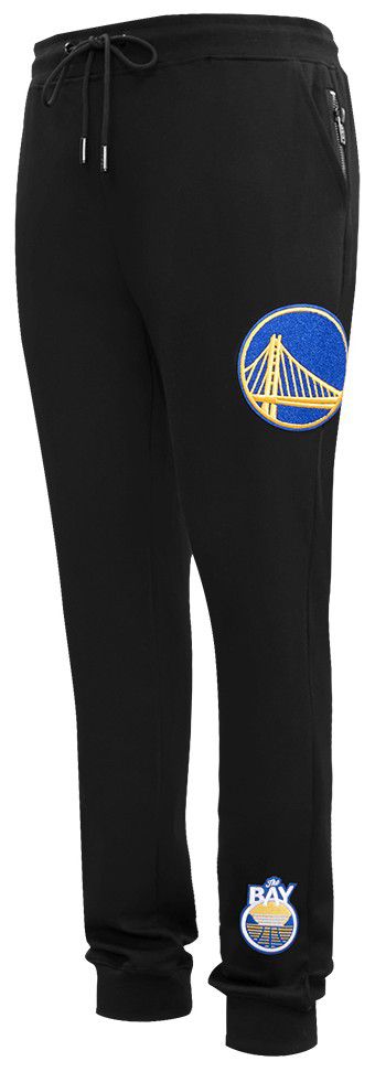 Pro Standard Men's Golden State Warriors Black Classic Chenille Joggers