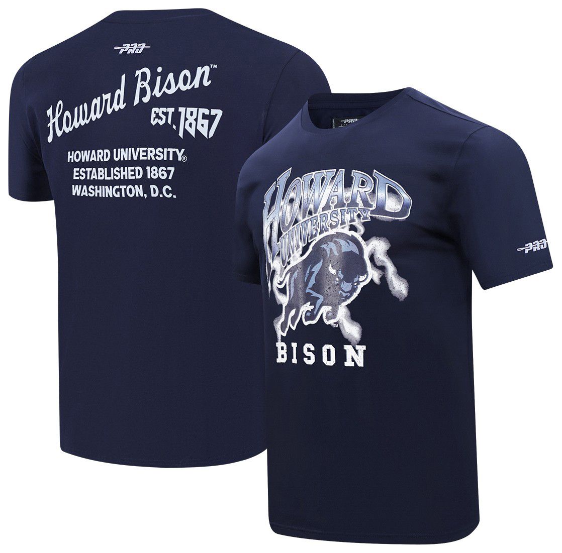 Pro Standard Men's Howard Bison Navy Headliner T-Shirt
