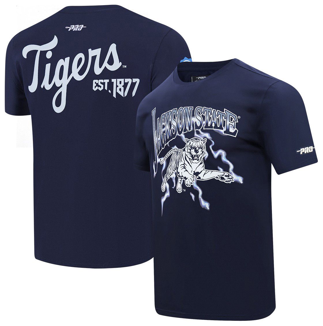 Pro Standard Men's Jackson State Tigers Navy Headliner T-Shirt