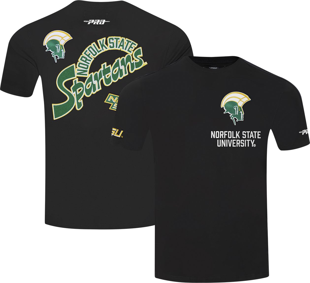Pro Standard Men's Norfolk State Spartans Black Homecoming Short Sleeve T-Shirt