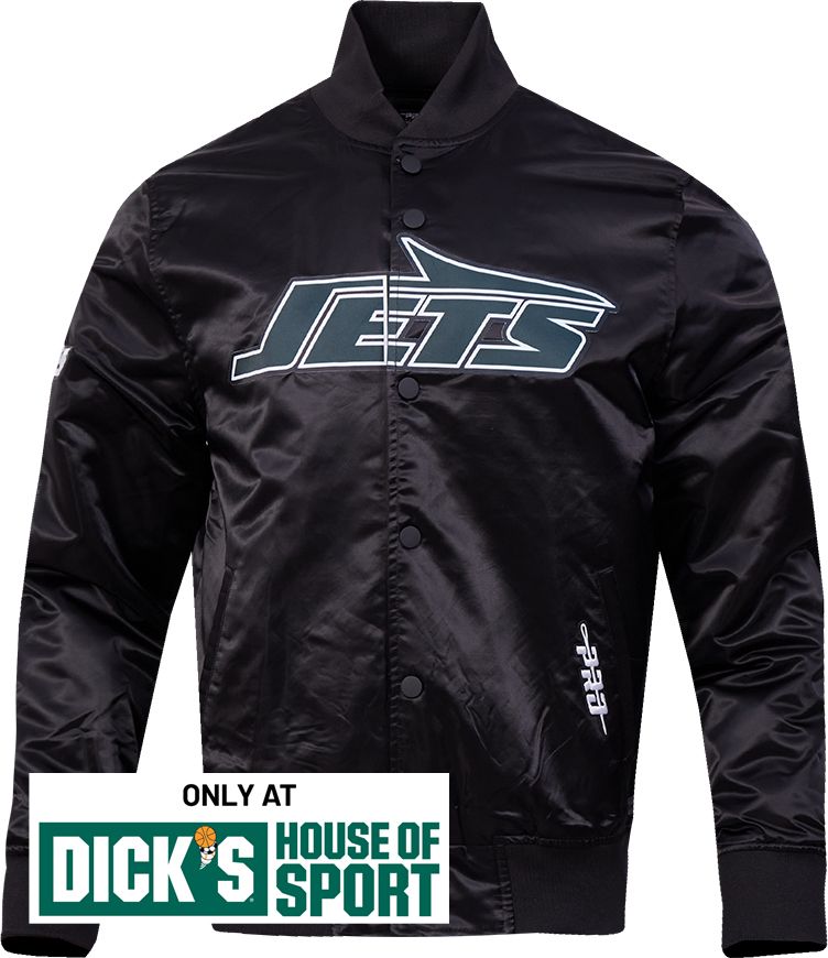 Pro Standard Men's New York Jets Black Logo Satin Jacket