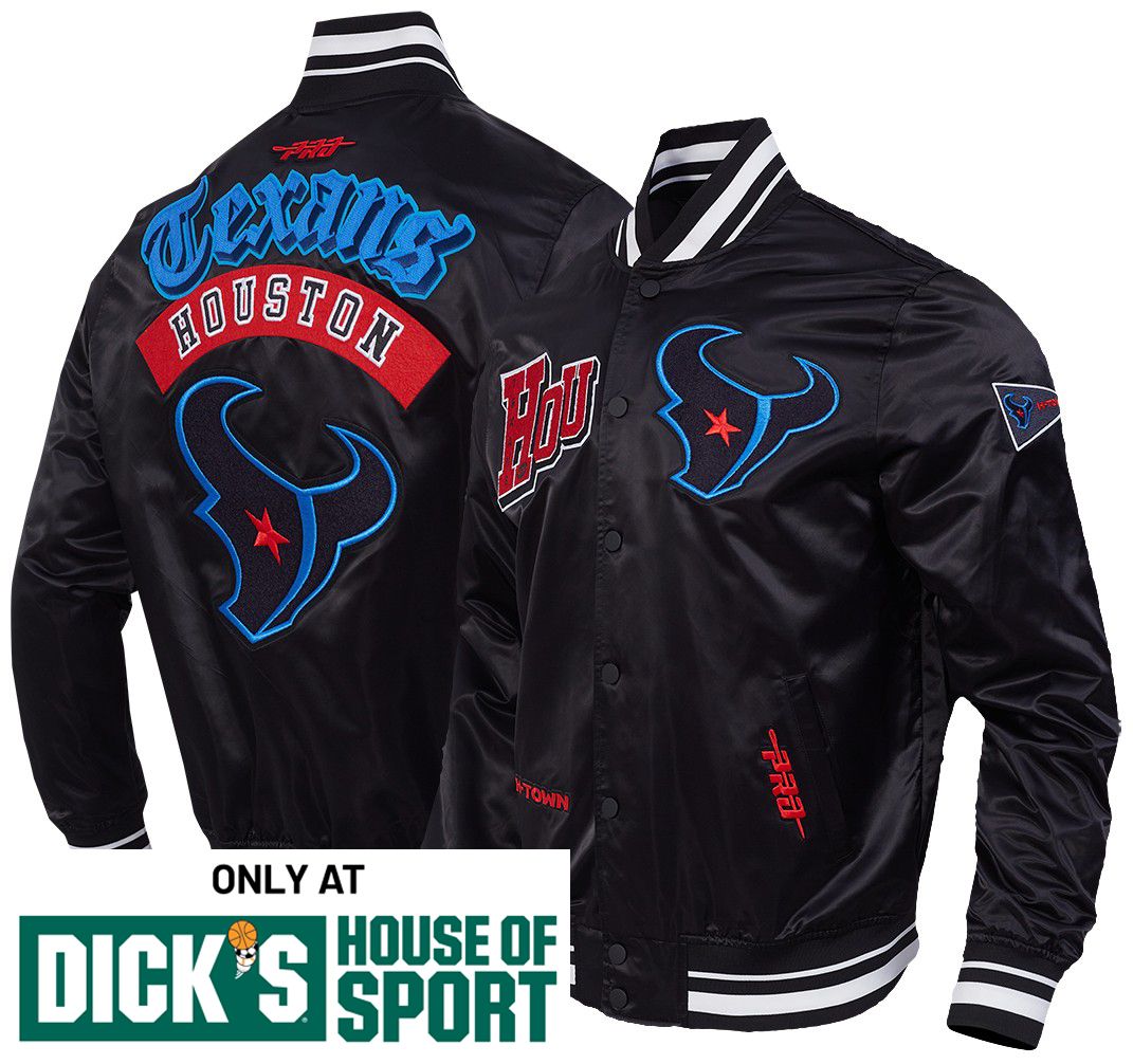 Pro Standard Men's Houston Texans Black 'Best Of' Satin Jacket