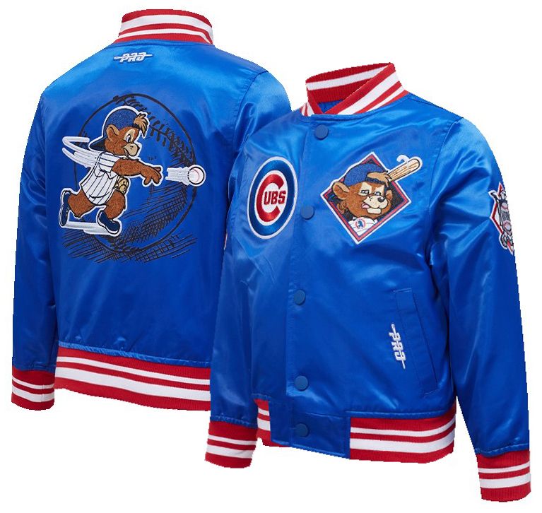Pro Standard Toddler Chicago Cubs Royal Rib Satin Jacket