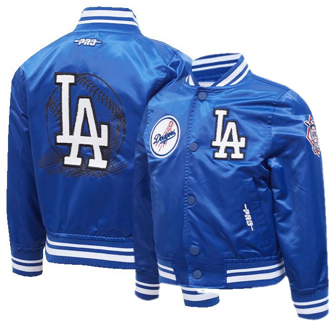 Pro Standard Toddler Los Angeles Dodgers Blue Satin Jacket