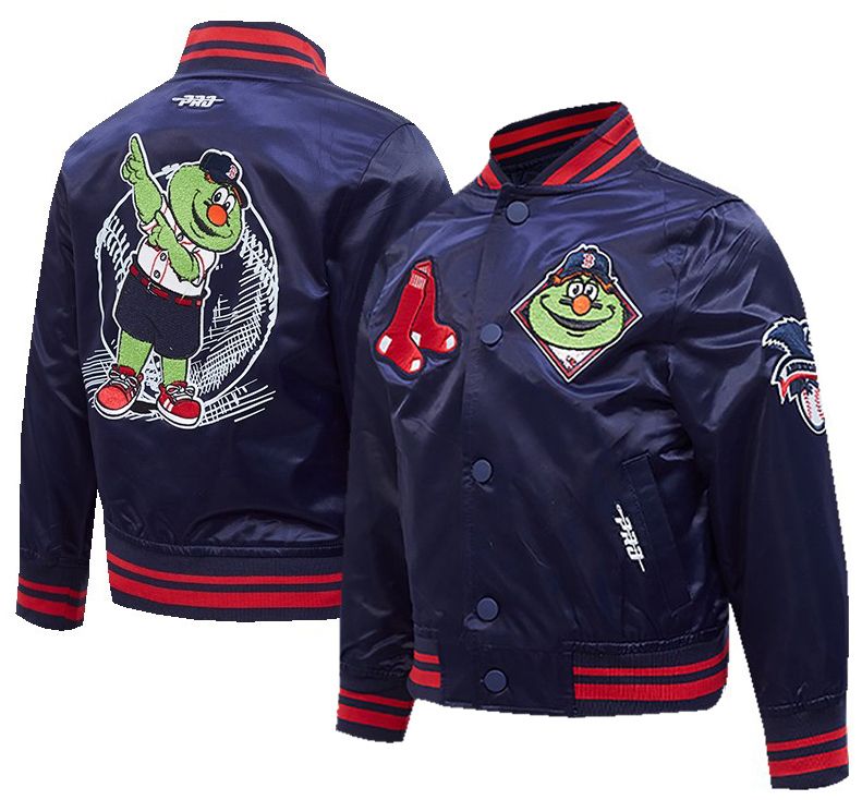 Pro Standard Toddler Boston Red Sox Navy Satin Jacket