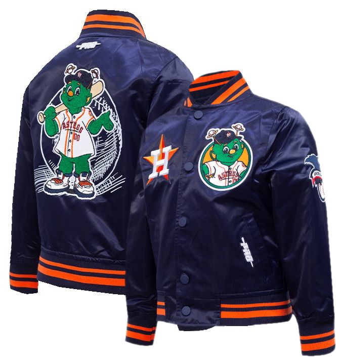 Pro Standard Toddler Houston Astros Navy Satin Jacket