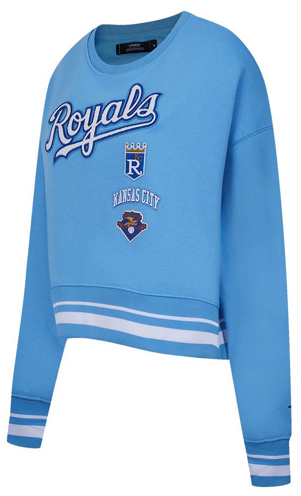 Pro Standard Women's Kansas City Royals Blue Classic Pullover Sweatshirt