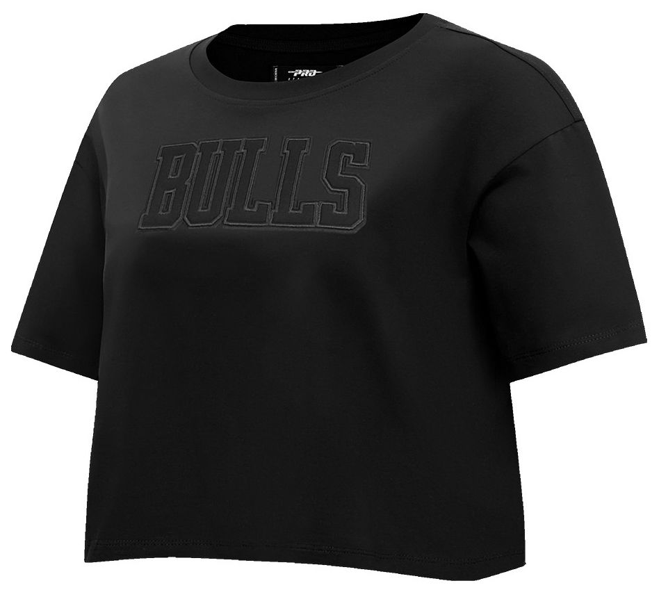 Pro Standard Women's Chicago Bulls Black Neutral Boxy T-Shirt