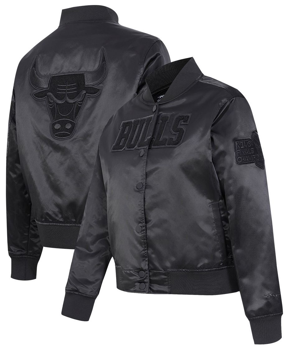 Pro Standard Women's Chicago Bulls Black Classic Varsity Jacket