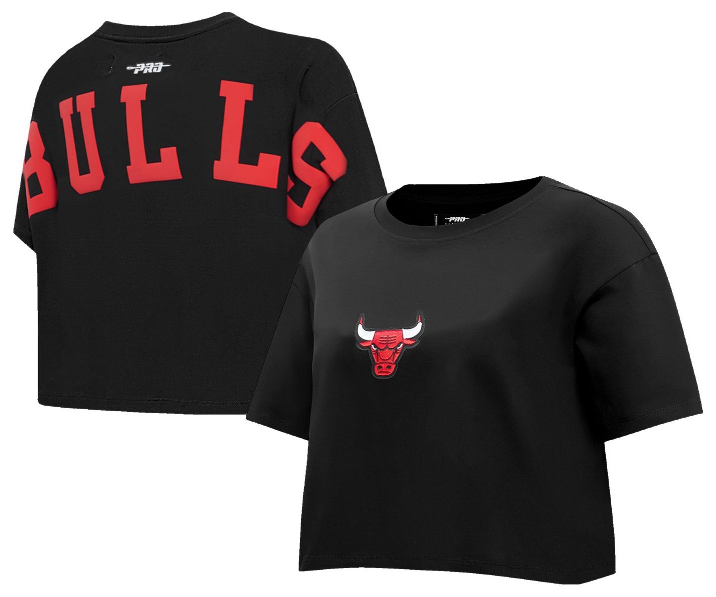 Pro Standard Women's Chicago Bulls Black Wingspan Boxy T-Shirt