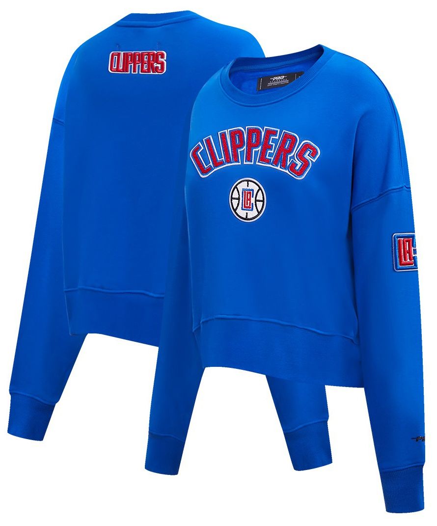 Pro Standard Women's Los Angeles Clippers Blue Classic Fleece Crewneck Sweatshirt