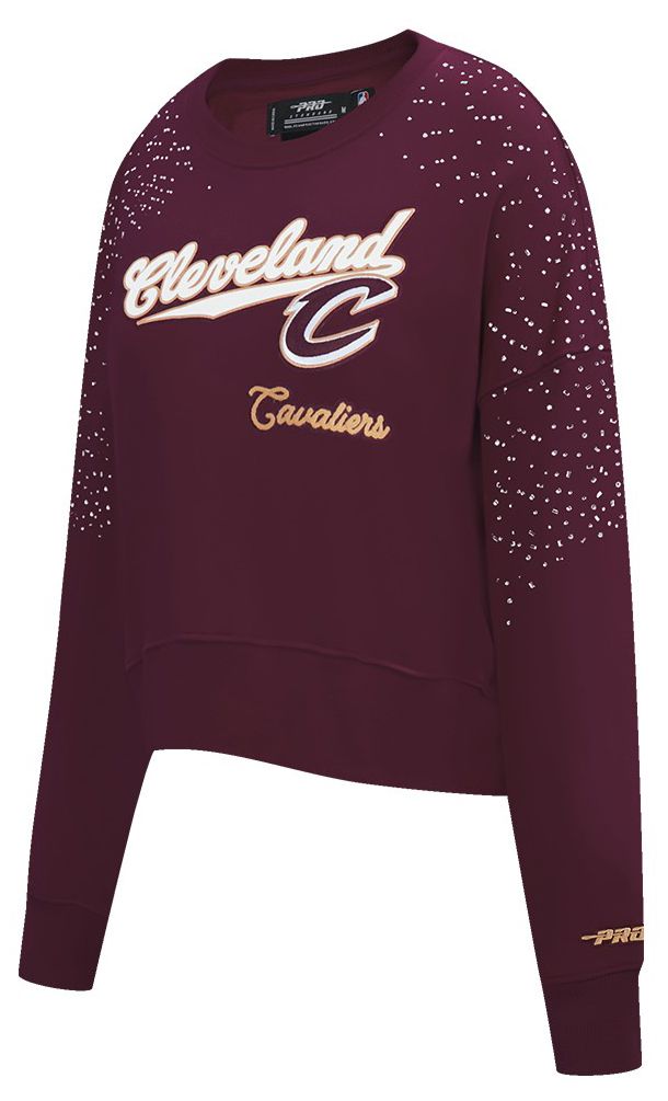 Pro Standard Women's Cleveland Cavaliers Maroon Legacy Fleece Crewneck Sweatshirt