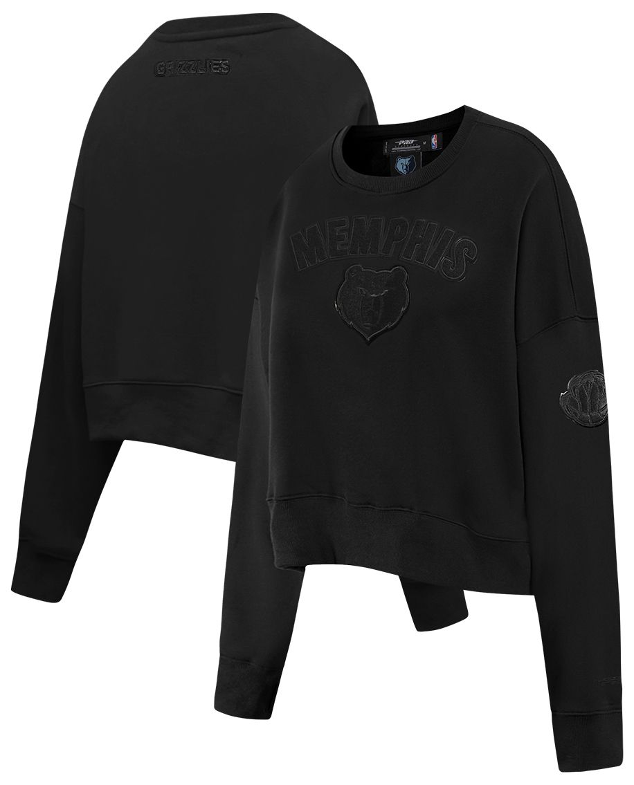 Pro Standard Women's Memphis Grizzlies Black Fleece Crewneck Sweatshirt