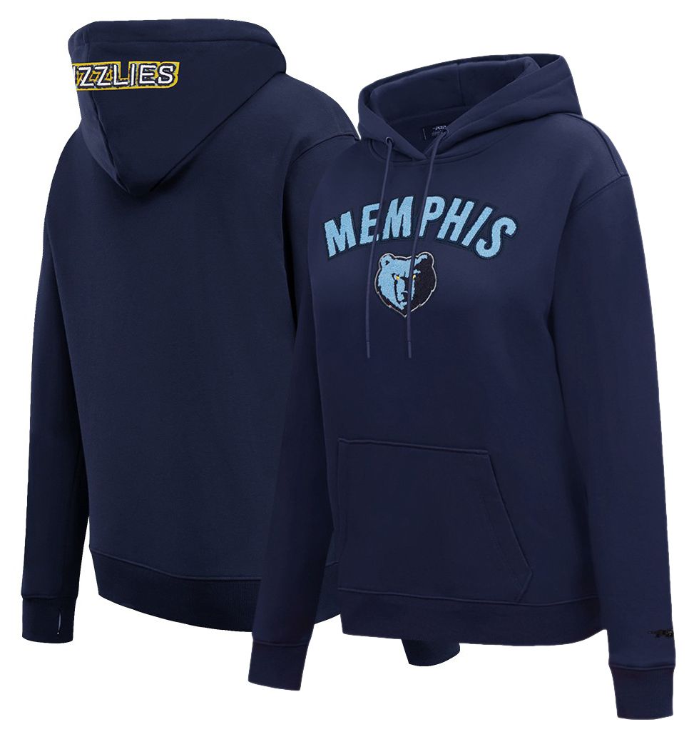 Pro Standard Women's Memphis Grizzlies Navy Classic Fleece Pullover Hoodie