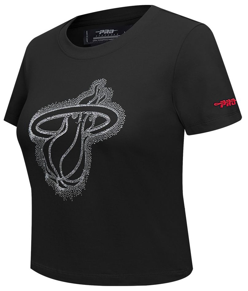 Pro Standard Women's Miami Heat Black Legacy Slim T-Shirt