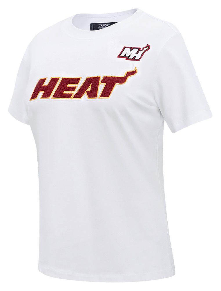 Pro Standard Women's Miami Heat White Classic Slim Fit T-Shirt