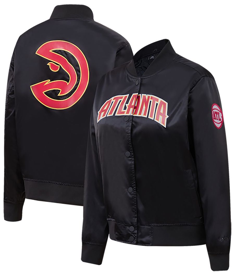 Pro Standard Women's Atlanta Hawks Black Classic Satin Jacket