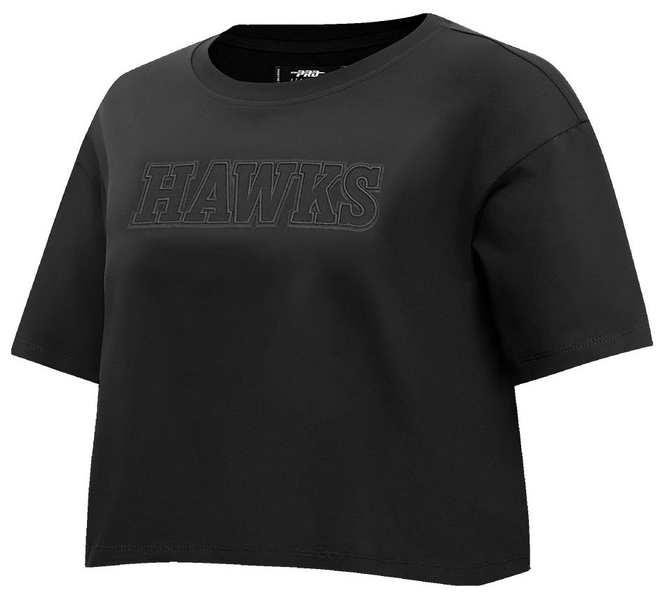 Pro Standard Women's Atlanta Hawks Black Neutral Boxy T-Shirt