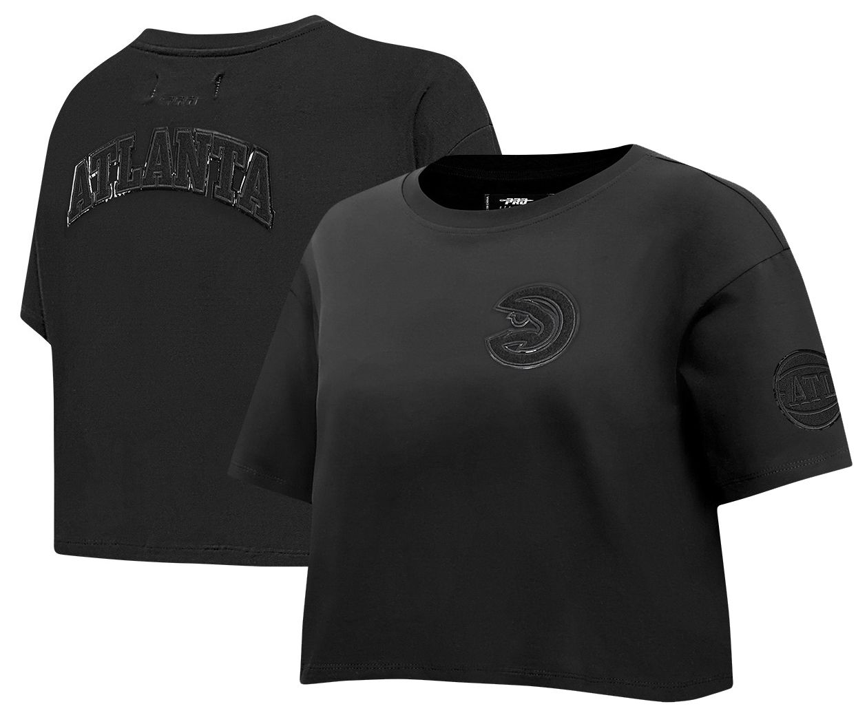 Pro Standard Women's Atlanta Hawks Black Boxy T-Shirt